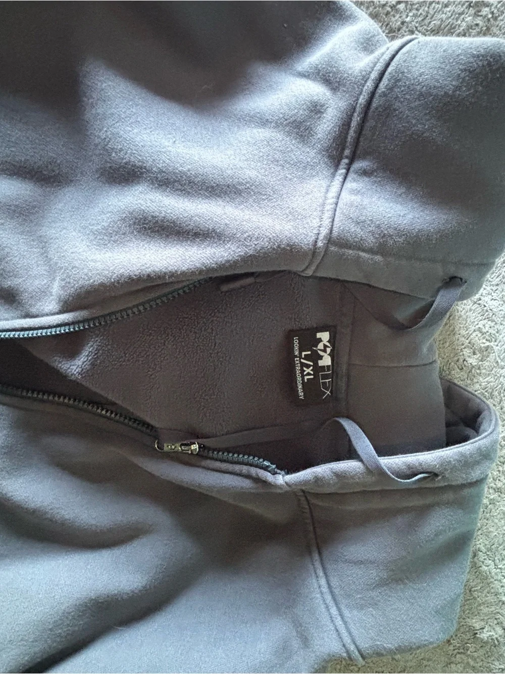 Popflex zip cloud hoodie